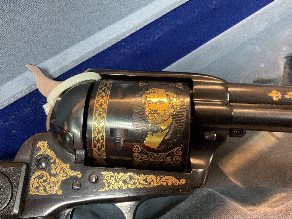 Colt SAA 44-40 with Gold and Dual Cylinder UNFIRED and UNTURNED New -img-11