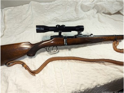 8x60S Magnum Steyr Mannlicher Schoenauer Rifle with Zeiss Scope