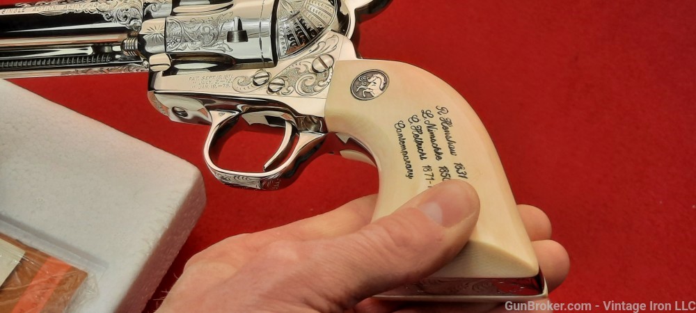 Colt *Engraving Sampler* SAA  Denise Thirion factory engraved,ivory NIB!-img-19