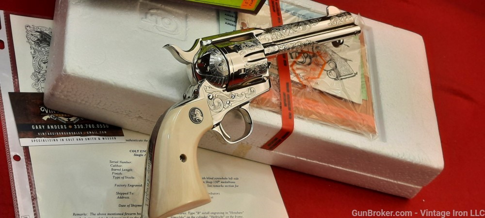 Colt *Engraving Sampler* SAA  Denise Thirion factory engraved,ivory NIB!-img-41