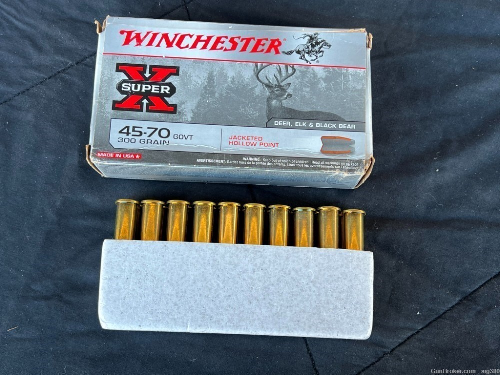 WINCHESTER SUPER X 45-70, 300GR, JHP AMMO-img-0