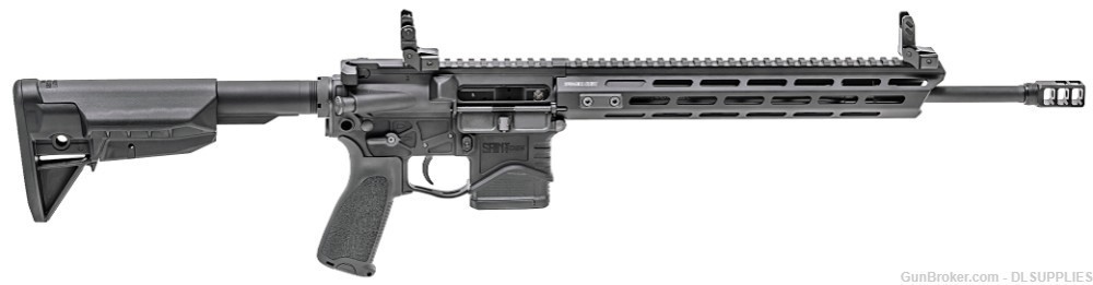 SPRINGFIELD ARMORY SAINT EDGE BLACK ANODIZED BILLET BCM SOPMOD 16" BBL 5.56-img-0