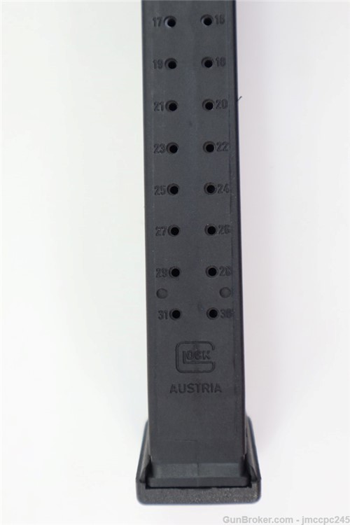 Rare Like New 33 Round Pre-Ban U Notch Glock 9mm Magazine Mass Legal 31+2-img-5