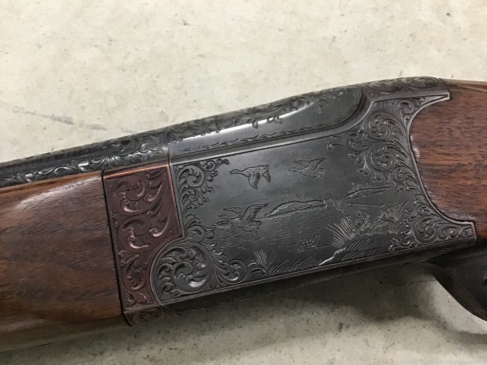 Engraved Marlin Model 90 O/U 12 Gauge Made 1954 28” Barrels IMP/MOD C&R-img-20