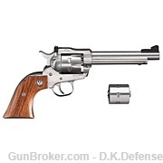 Ruger Super Single Six Convertible 22LR|22M 6rd Rosewood Grips-img-0