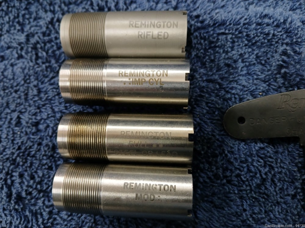 REMINGTON 8 pc 12G SHOTGUN CHOKES RIFLED SLUG  WITH TOOL AND POUCH  P-1654-img-7