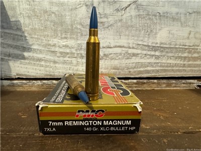 PMC 7mm REM MAG, 140 GRAIN XLC-BULLETS HP, 20 Rds RARE ULTRA DESIRABLE 7XLA