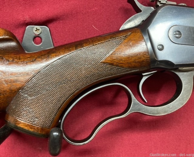 Winchester Model 71 deluxe,348 Win,w/Bolt peep,1938-img-16