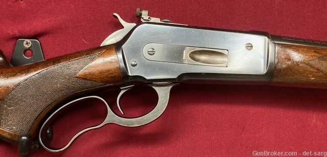 Winchester Model 71 deluxe,348 Win,w/Bolt peep,1938-img-19