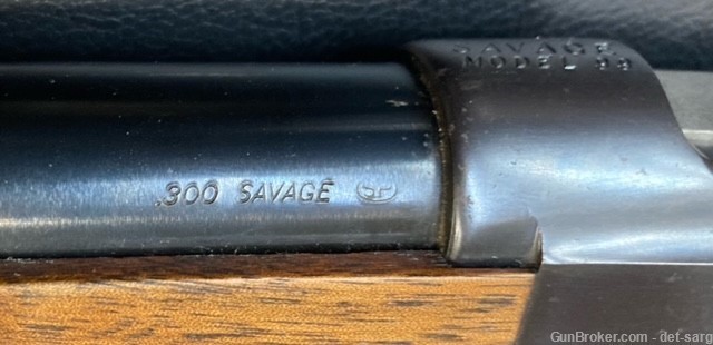 Savage 99EG, 300 Savage, 24"bbl,Redfield rear sight,VG+-img-16