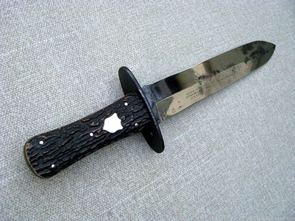 A LARGE & HEAVY, FINE QUALITY, RARE ENGLISH, HUNTING OR FIGHTING BOWIE**-img-20