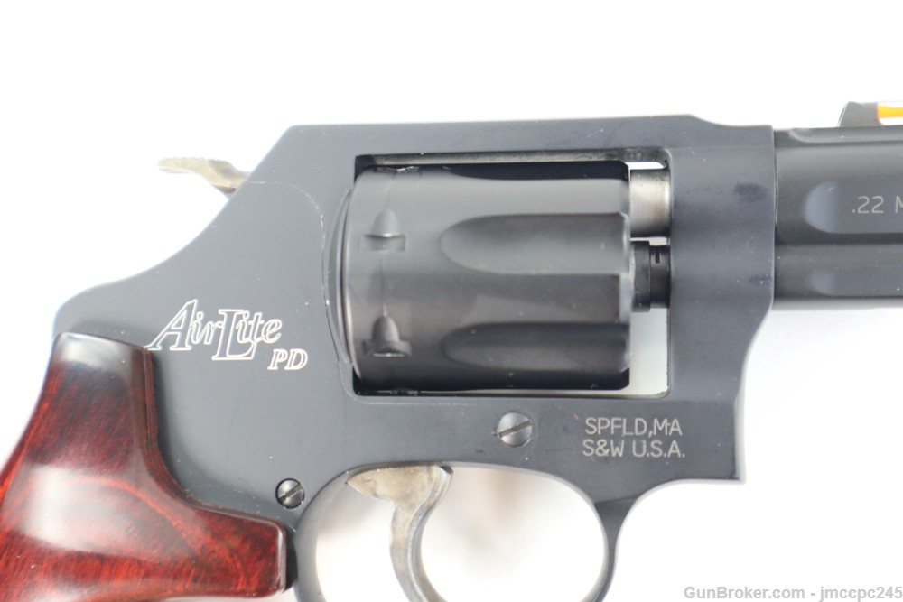 Very Nice Smith & Wesson 351PD Airlite .22 Magnum Revolver W/ Original Box -img-16