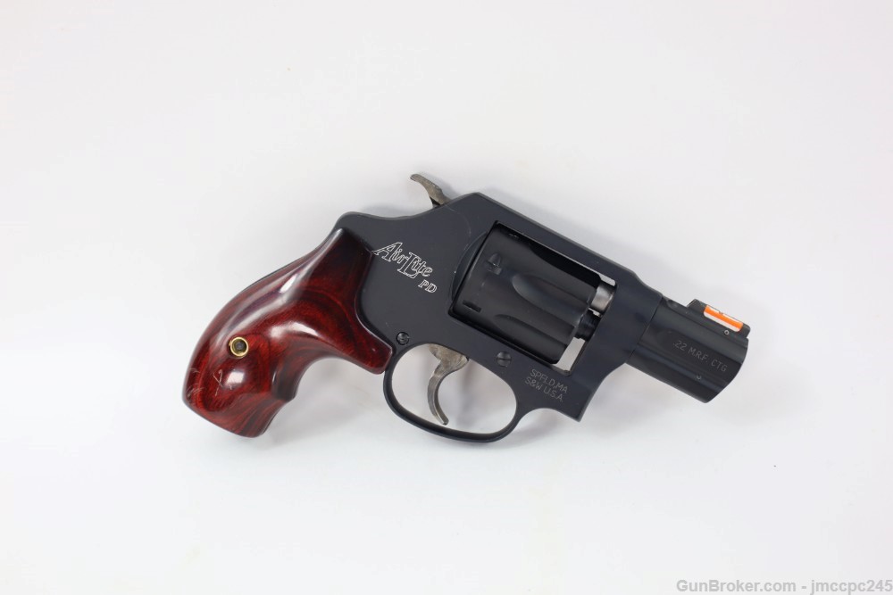 Very Nice Smith & Wesson 351PD Airlite .22 Magnum Revolver W/ Original Box -img-5