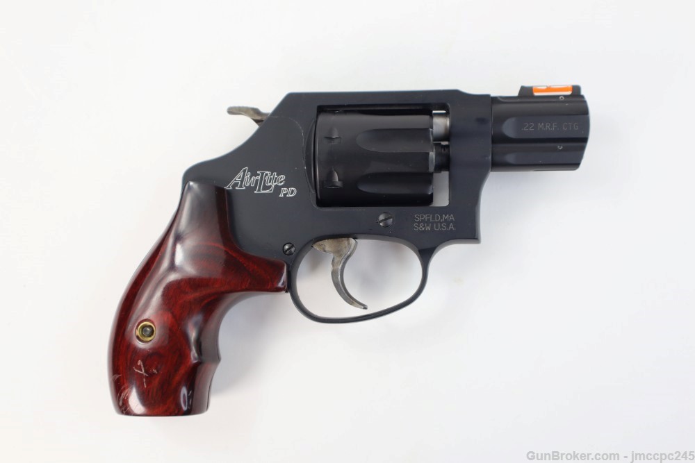 Very Nice Smith & Wesson 351PD Airlite .22 Magnum Revolver W/ Original Box -img-12