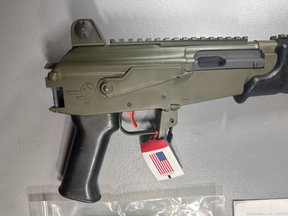 New Ikon Galil Micro Pistol Green 5.56 Railed Dust Cover-img-4