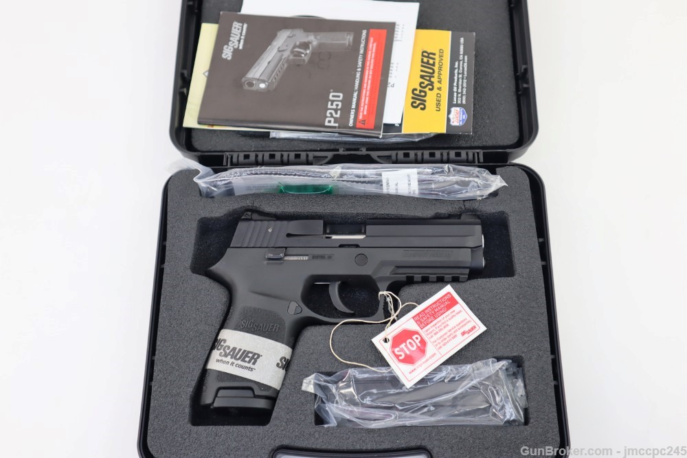 Rare Like New Sig Sauer P250-22 .22 LR Semi-Auto Pistol W/ Box P250 22 3.9"-img-3