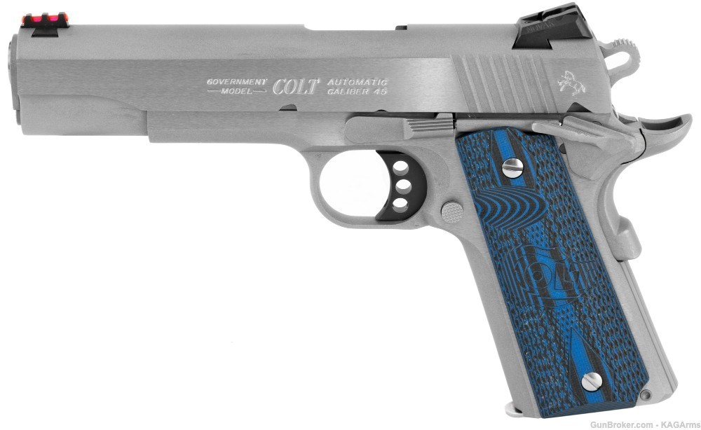 Colt Competition 1911 45 ACP O1070CCS Stainless Steel SS .45 1911 Colt SS-img-1