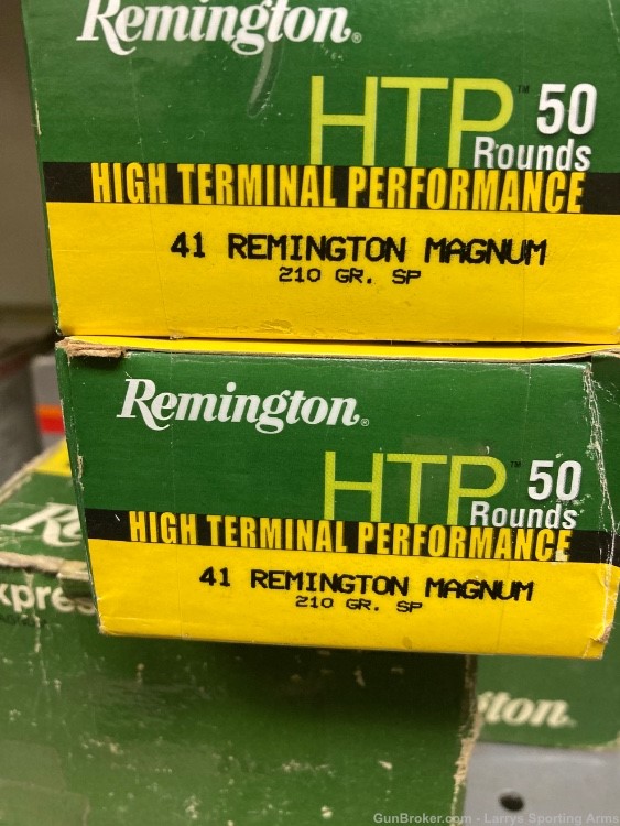 Remington HTP 41 Rem Mag 210 gr SP 100 rounds-img-0