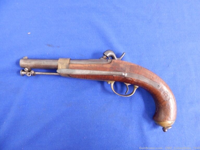 1851 French 60 Caliber Navy & Marine Pistol Gun-img-8