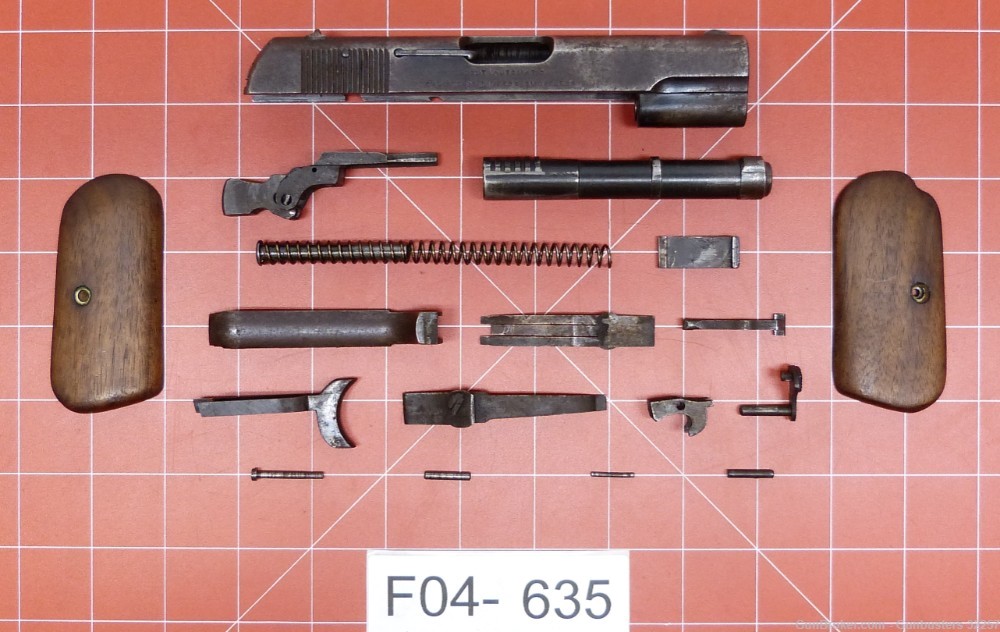 Colt 1903 Hammerless .32, Repair Parts F04-635-img-0
