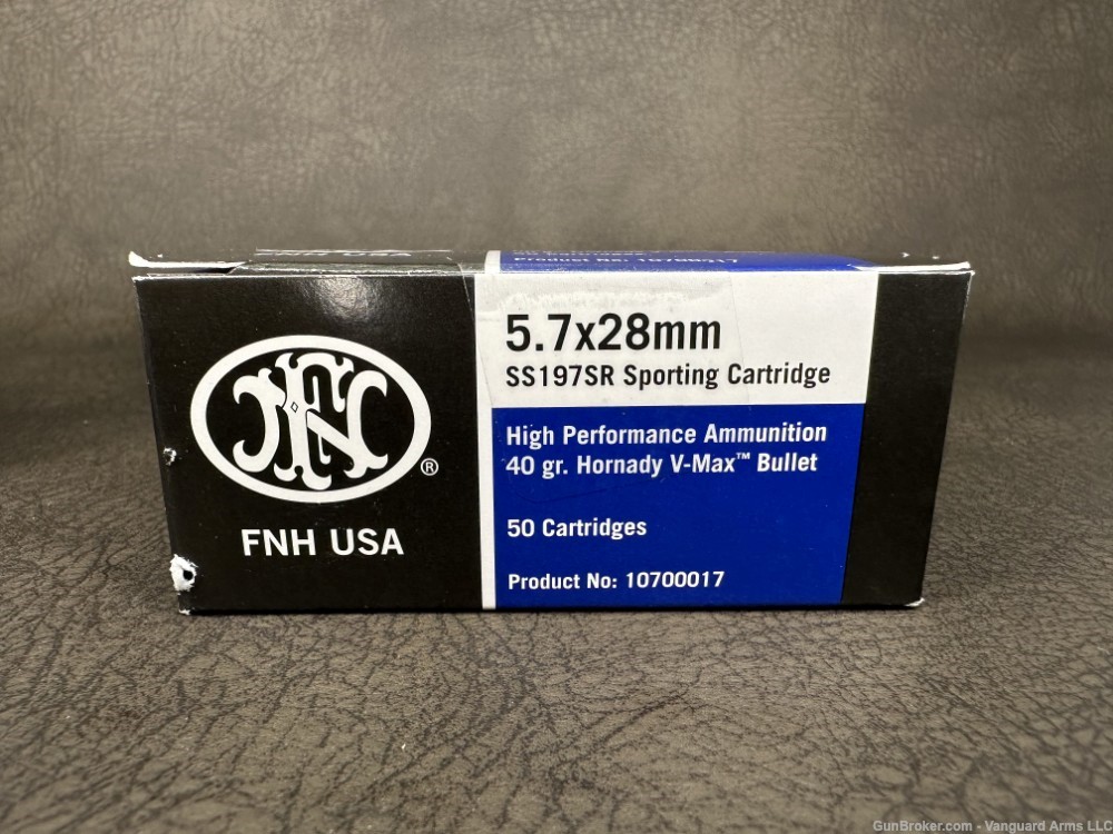 FN America SS197SR 5.7X28MM 40 gr V-Max 400 Rounds!-img-1