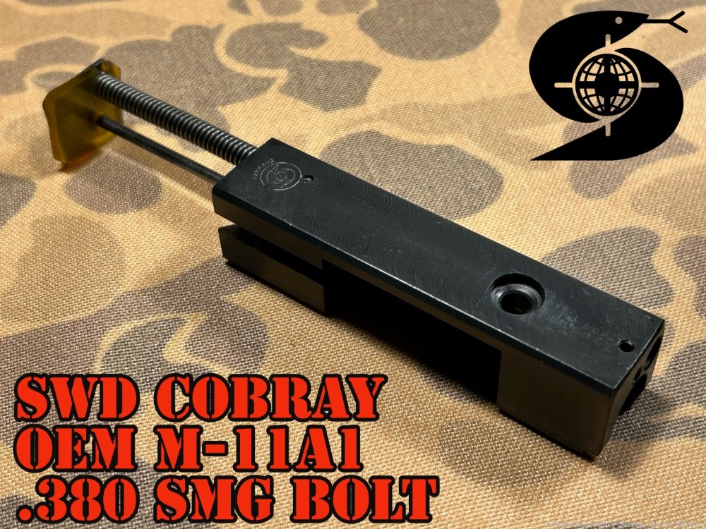 OEM 80s SWD Cobray MAC-11 .380 SMG BOLT CNC machined  M11A1 RPB Ingram M11-img-0