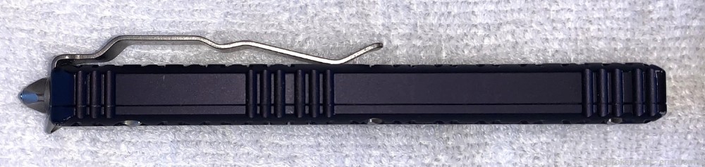 Microtech 120-7 Ultratech Tri-grip Bayonet OTF Auto Knife Bead Blast-img-7