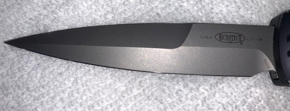 Microtech 120-7 Ultratech Tri-grip Bayonet OTF Auto Knife Bead Blast-img-8