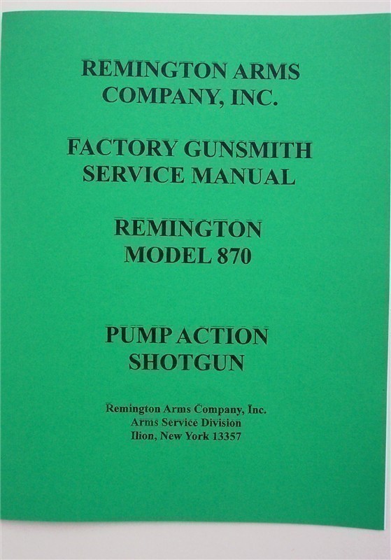 DETAILED GUNSMITH MANUAL FOR REMINGTON 870 (160)-img-0