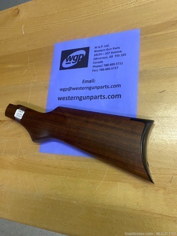 Winchester parts, 94AE  9410 pistol grip stock, walnut, steel buttplate nos-img-1