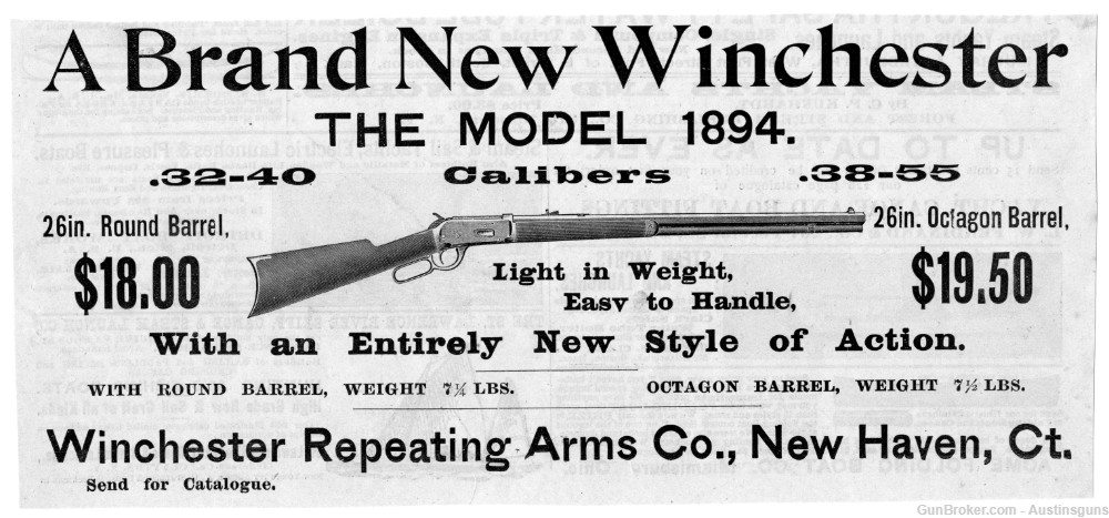 FINE & RARE Winchester Model 1894 Rifle - 38-55 - *ANTIQUE, TAKEDOWN*-img-14