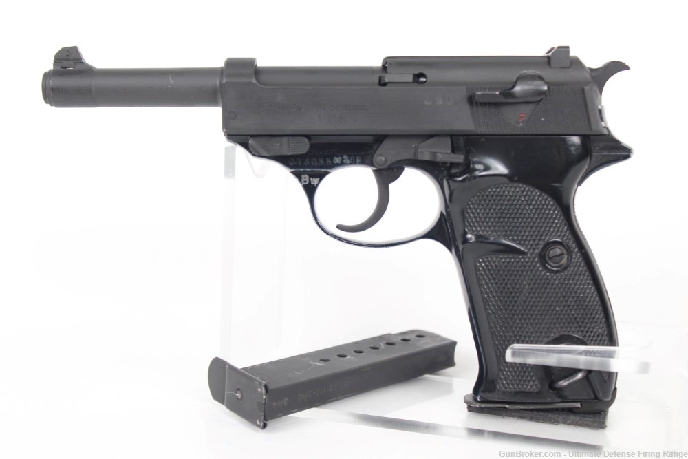 Walther Model P1 (P38 Alloy) Semi-Auto Pistol 9mm Dated 3/79 Numbers Match-img-0