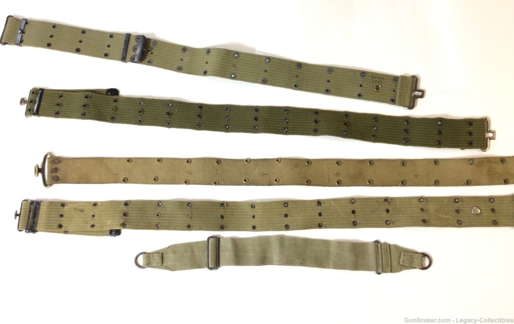 Huge Lot WWI-WWII-Viet Nam Web Gear Mess Kits Carbine Slings Carry Pouches.-img-17