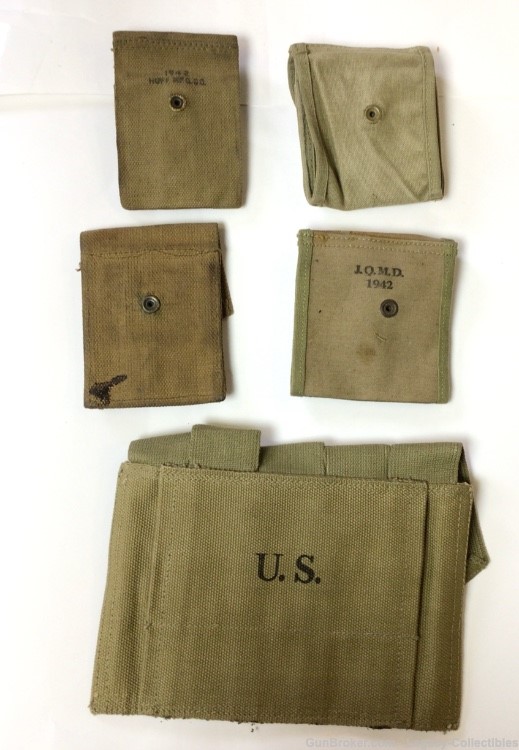 Huge Lot WWI-WWII-Viet Nam Web Gear Mess Kits Carbine Slings Carry Pouches.-img-2