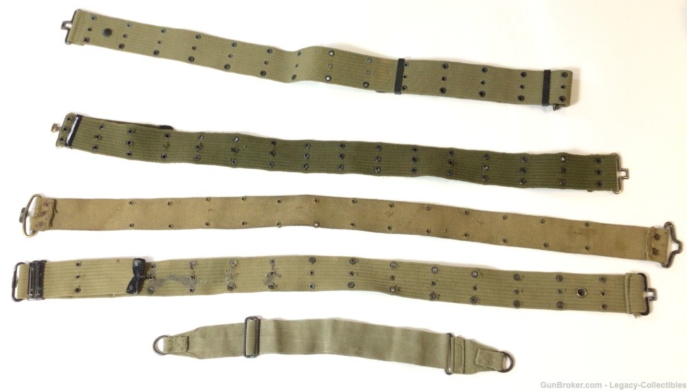 Huge Lot WWI-WWII-Viet Nam Web Gear Mess Kits Carbine Slings Carry Pouches.-img-18