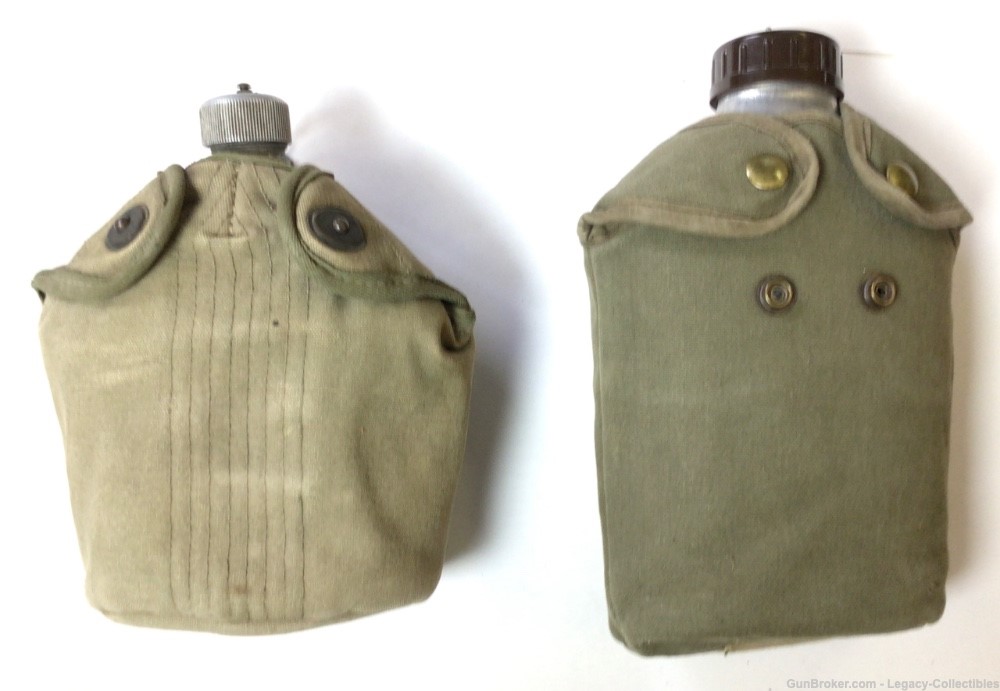 Huge Lot WWI-WWII-Viet Nam Web Gear Mess Kits Carbine Slings Carry Pouches.-img-4