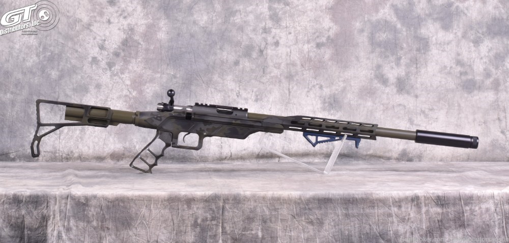CZ 455 .22 LR customized bolt action rifle-img-1
