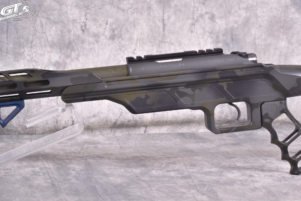 CZ 455 .22 LR customized bolt action rifle-img-2