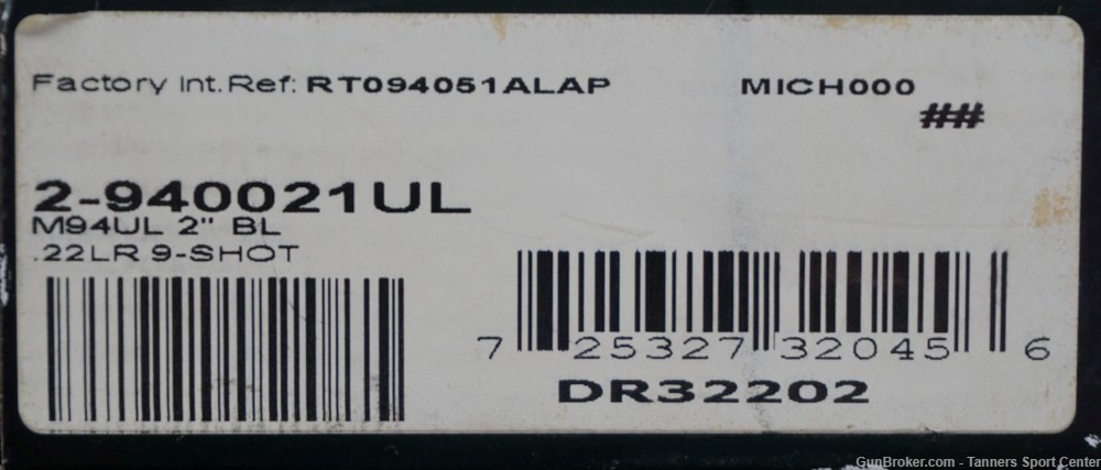 Taurus M94 94 Ultra-Lite Ultralite Nine 22 22lr 2" 9-Shot No Reserve-img-26