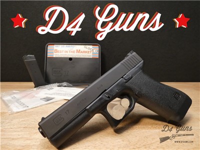 Glock 17 Gen 1 - 9mm - Tupperware Case -MFG 1987 - Collector Grade Complete