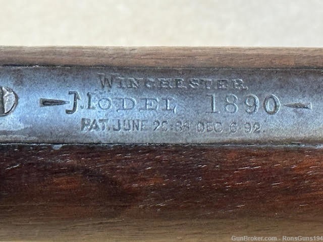 Winchester 1890 22 Short Octagon barrel-img-10