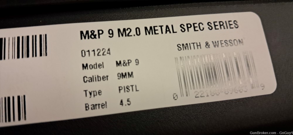 SMITH WESSON M&P9 M2.0 METAL 9 MM 4.8" SPEC 13974 9mm GREEN-img-4
