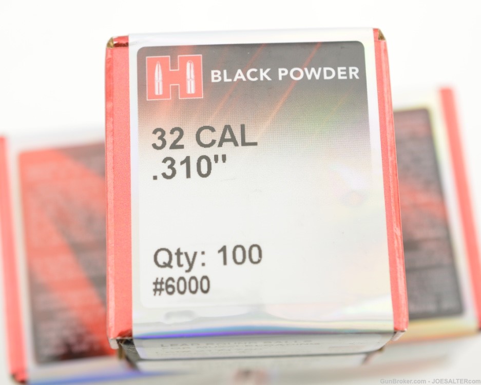 Hornady #6000 Black Powder Lead Balls 32 Cal .310 500ct-img-1