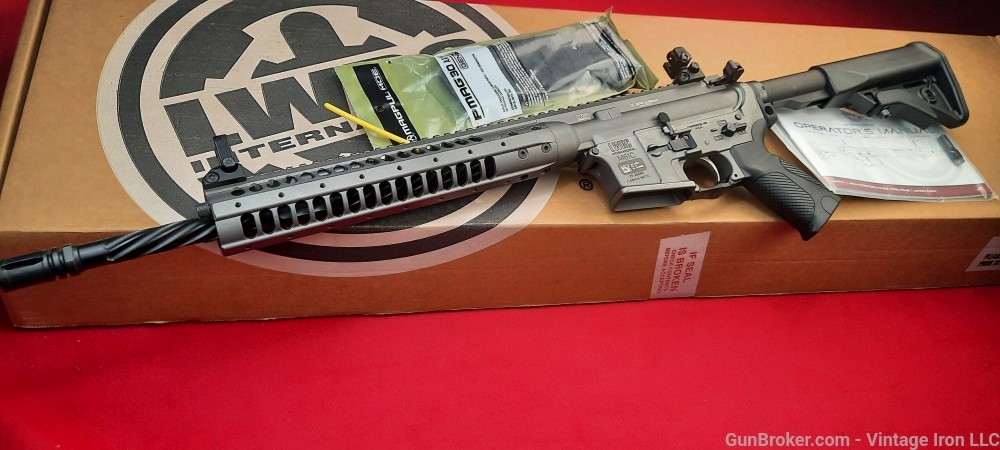 LWRC IC-SPR 5.56 AR 16.1" 30+1 Tungsten Grey Cerakote NIB! NR-img-0