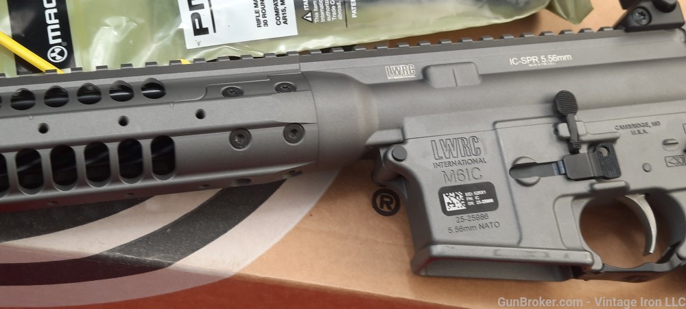 LWRC IC-SPR 5.56 AR 16.1" 30+1 Tungsten Grey Cerakote NIB! NR-img-14