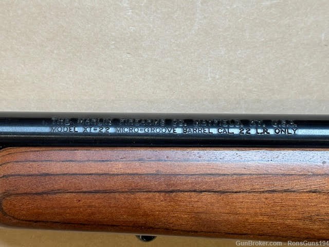 Marlin XT22 22LR, tapped for a scope  end of barrel threaded for 1/2-28 -img-10