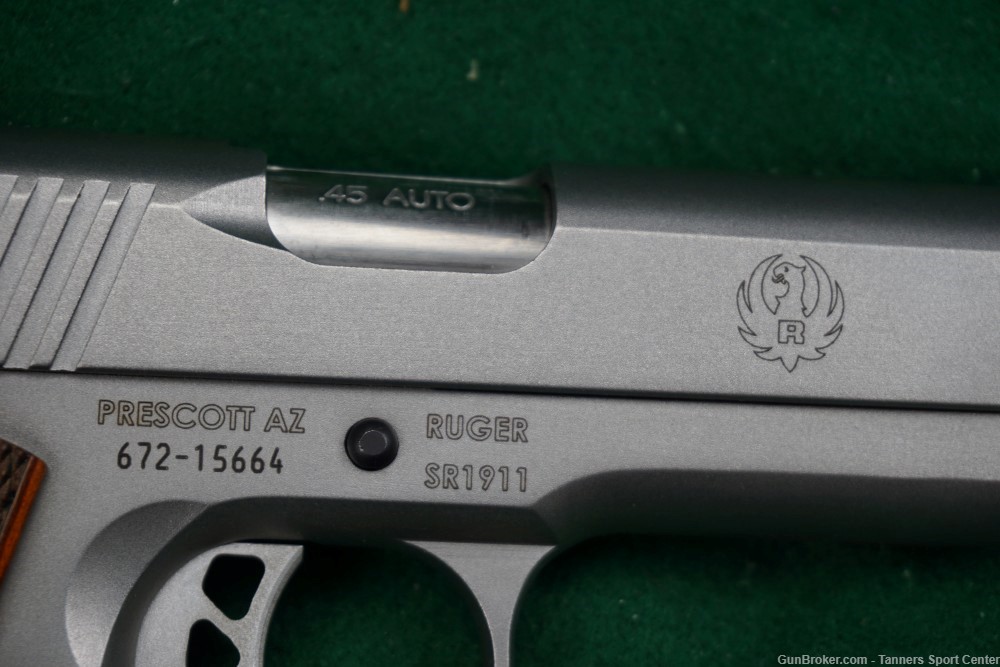 Ruger SR1911 1911 Stainless 45 45acp 5" No Reserve 06700-img-14
