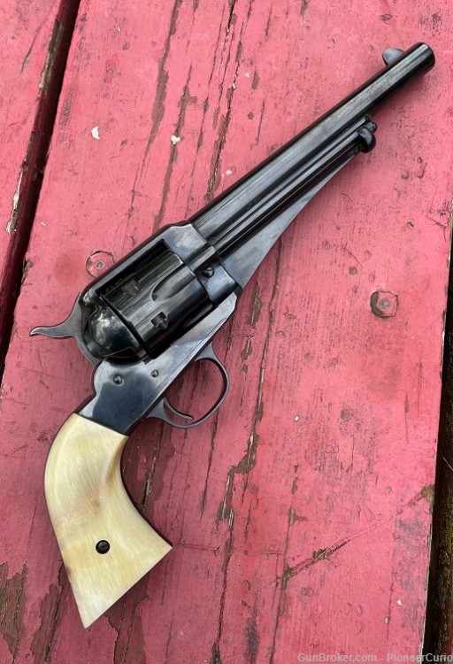 Uberti 1875 / 1890 Remington Single Action Dall sheep horn grips-img-2