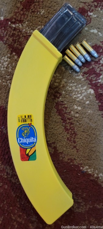 Remington 597 Chiquita Banana Clip 30rd Magazine .22LR .22 Long Rifle-img-0