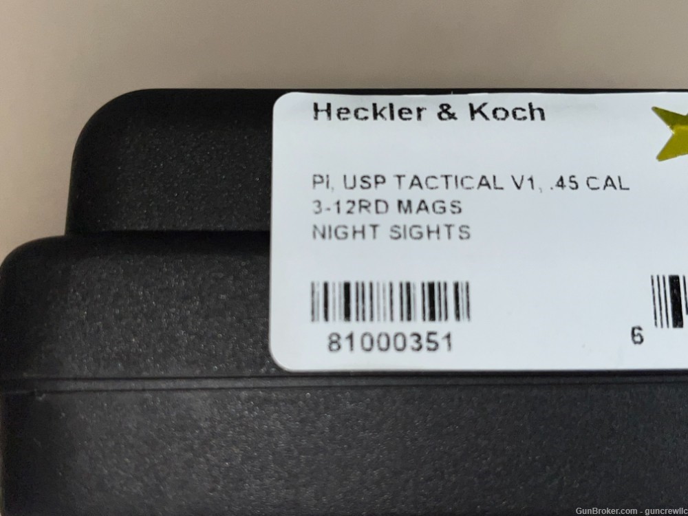 Heckler & Koch H&K USP Tactical HK USP45 V1 81000351 45acp NS LAYAWAY      -img-16